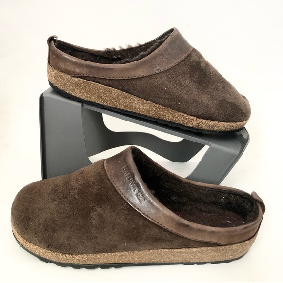 Halflinger brown suede slip on mules - Picture 1 of 12
